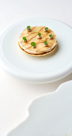 Tartelette cèpes et sapin du Morvan